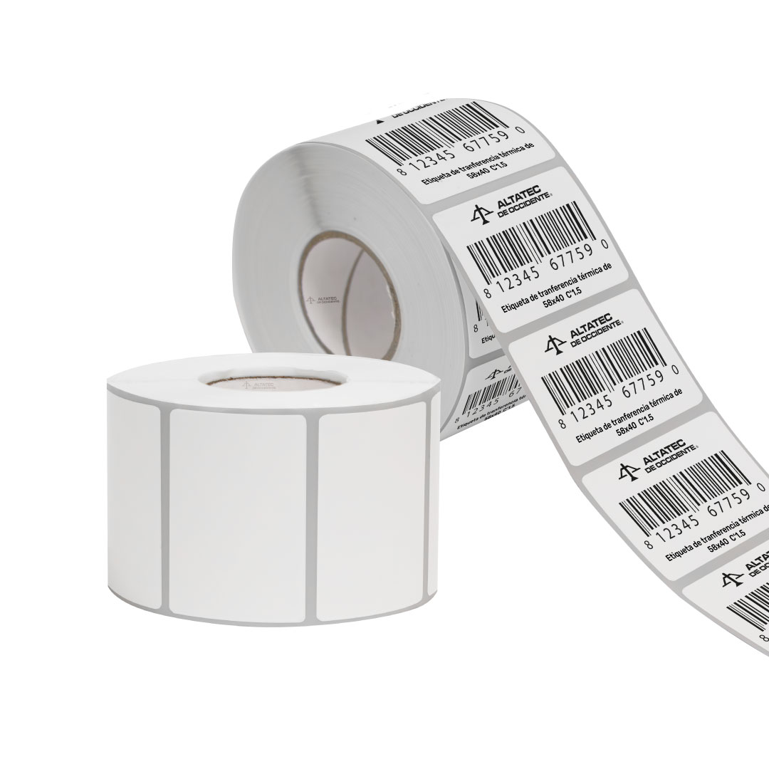etiquetas térmicas - 58x40mm - 10k unidades