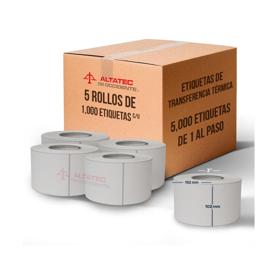 Etiquetas transferencia - 102x152mm - 5k unidades - Image 2