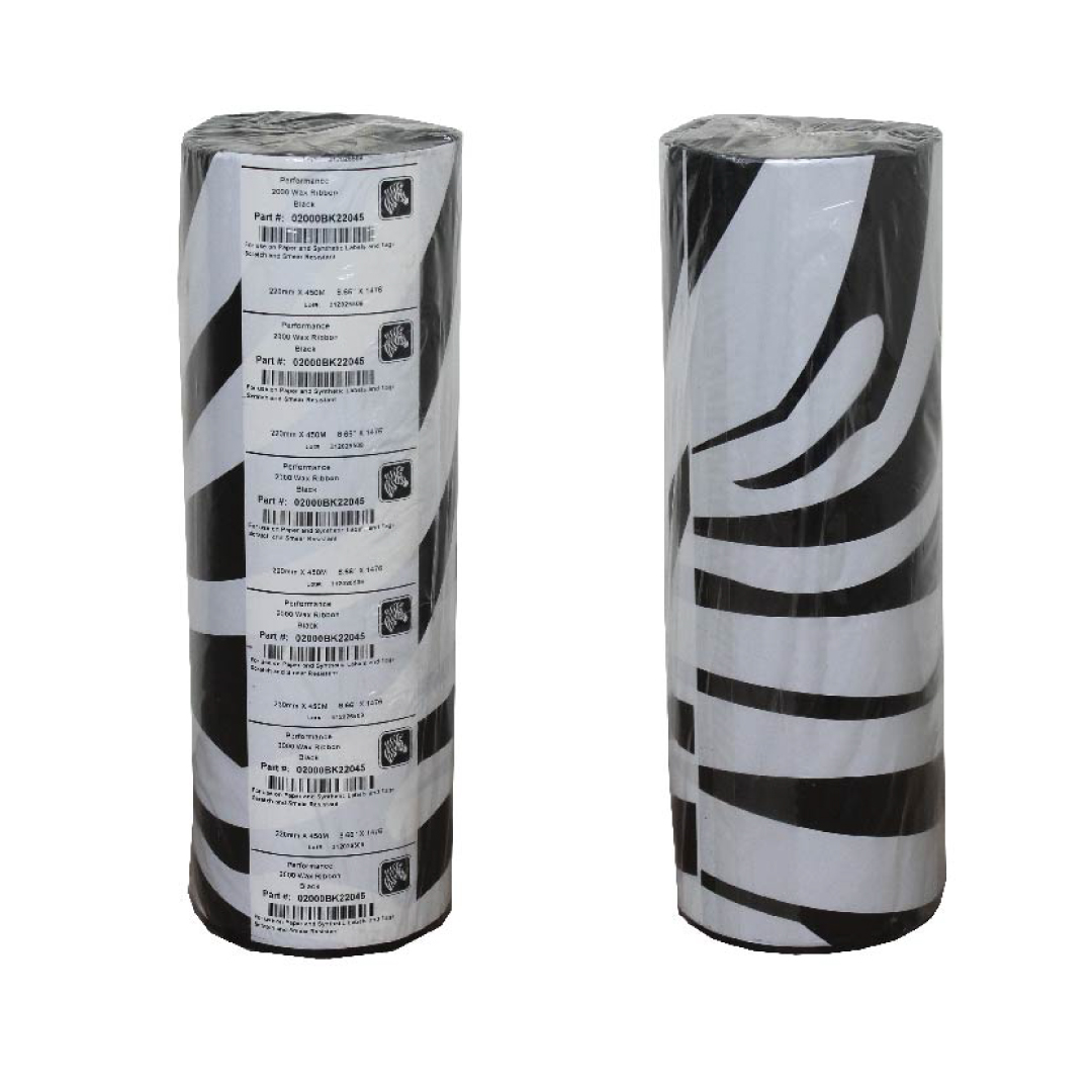 Ribbon De Cera Zebra 220mm x 450m